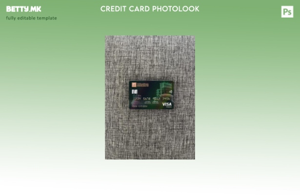 модерен стил Јемен Меѓународна банка виза класичен шаблон за фотографски изглед 